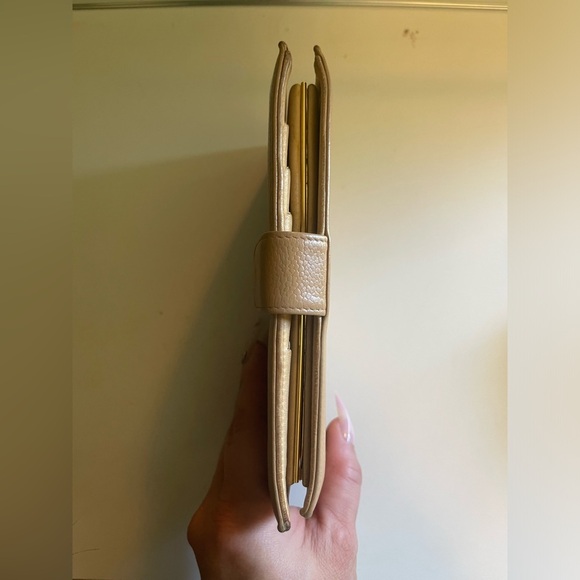 Chanel Timeless CC Continental Kisslock Flap Wallet Tan Caviar Leather Vintage - Picture 13 of 15